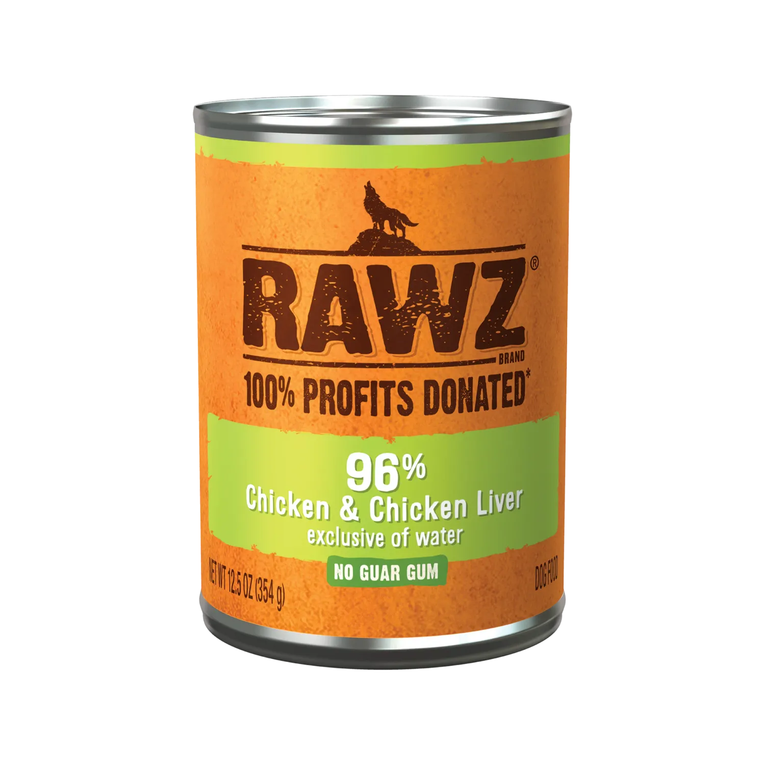 Rawz Dog Can Chicken &amp; Liver Pate 12.5 oz
