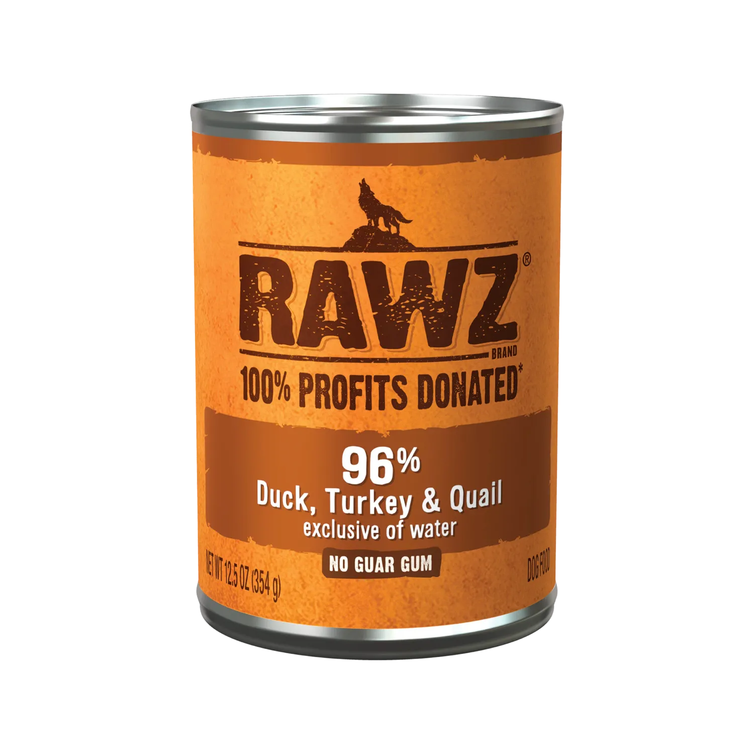 Rawz Dog Can Duck/Turk/Quail Pate 12.5 oz
