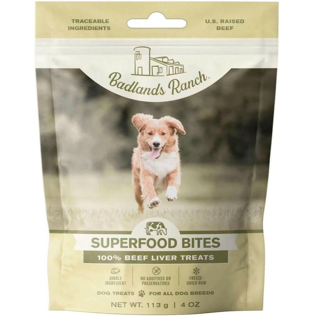 Badlands Ranch SF Bites Beef Liver Treat 4 oz