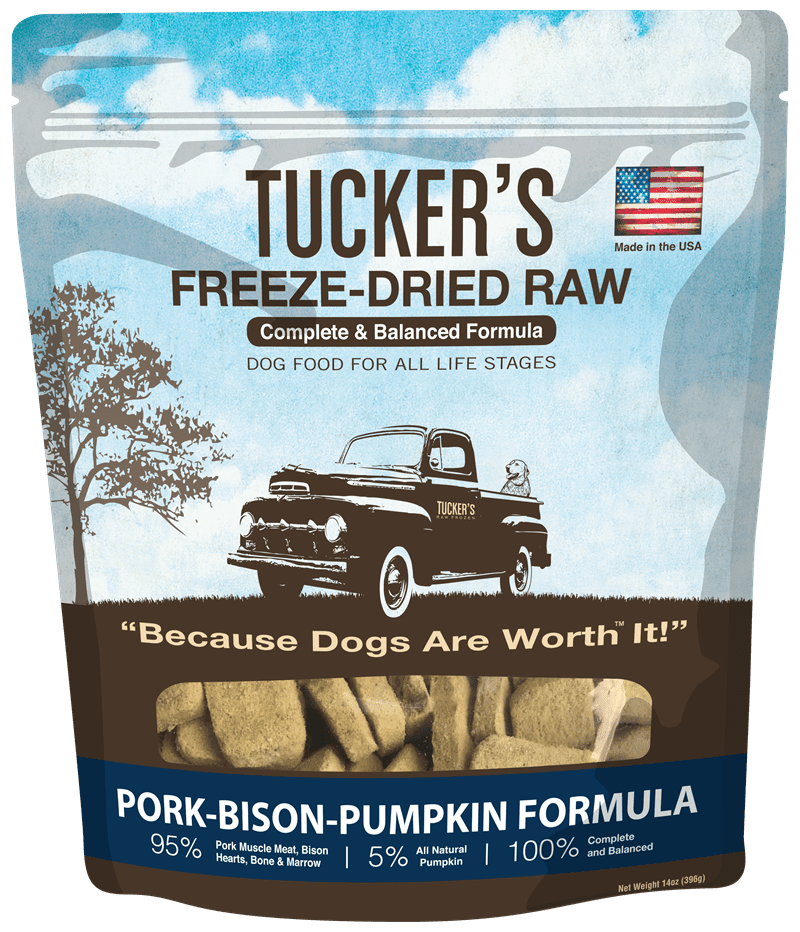Tucker’s FD Dog Food Pork - Bison &amp; Pumpkin 14 oz