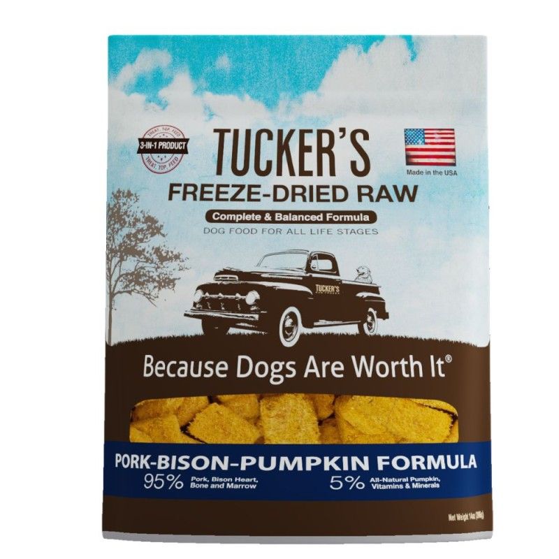 Tucker’s FD Dog Food Pork - Bison &amp; Pumpkin 14 oz