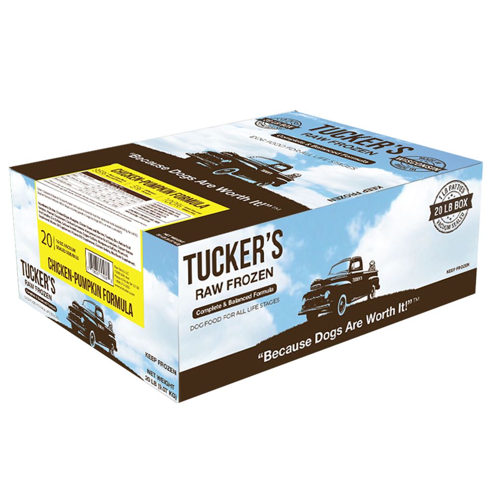 Tucker’s Frozen Raw Chicken &amp; Pumpkin 20 lb