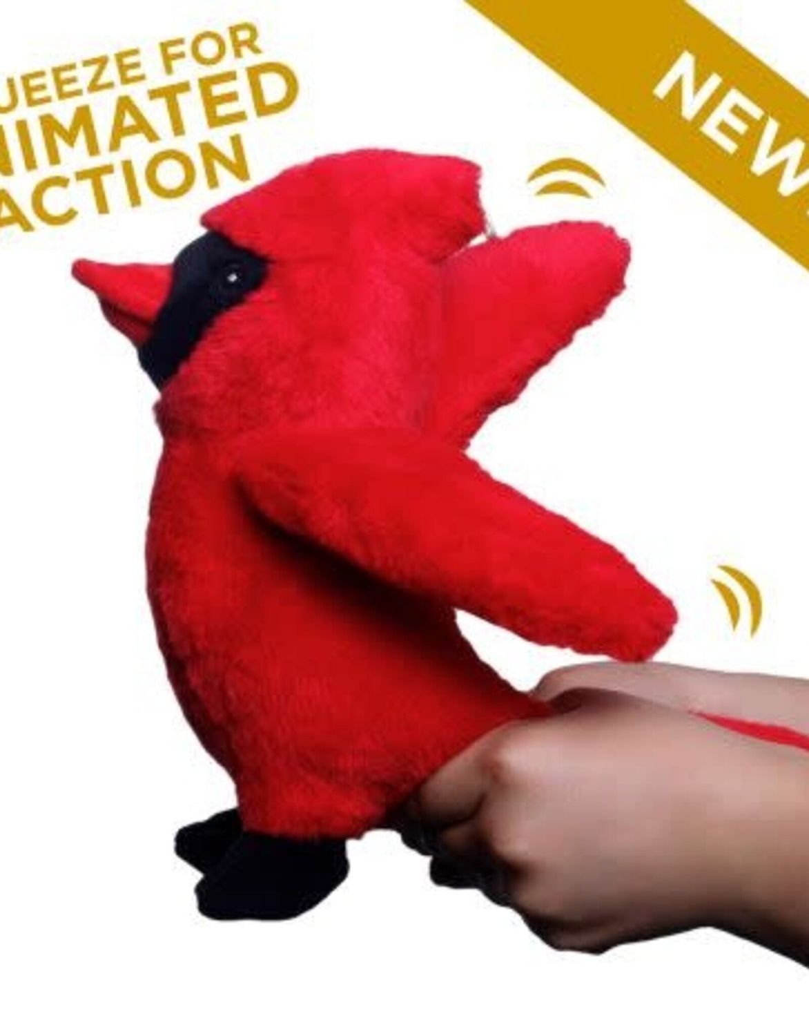 Tall Tails Animated Snow Cardinal