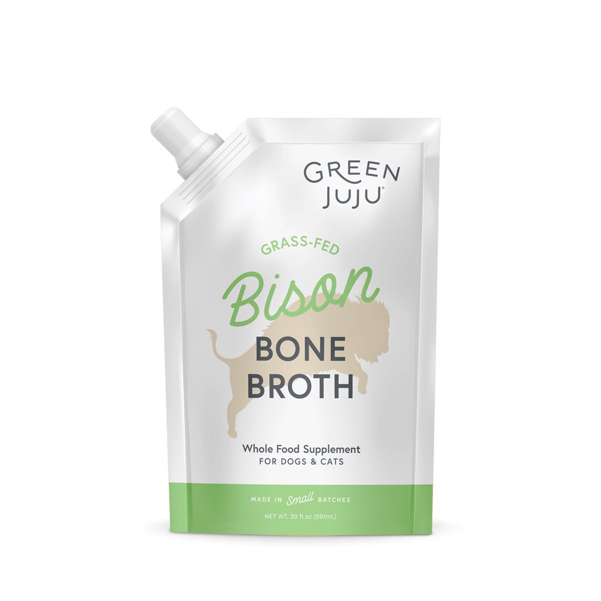 Green Juju Frozen Bison Bone Broth 20 oz