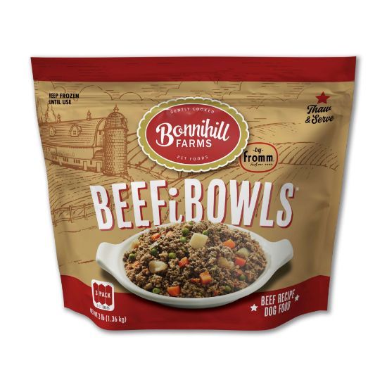 Bonnihill Frozen Gently Cooked Beef Bag 3 lb