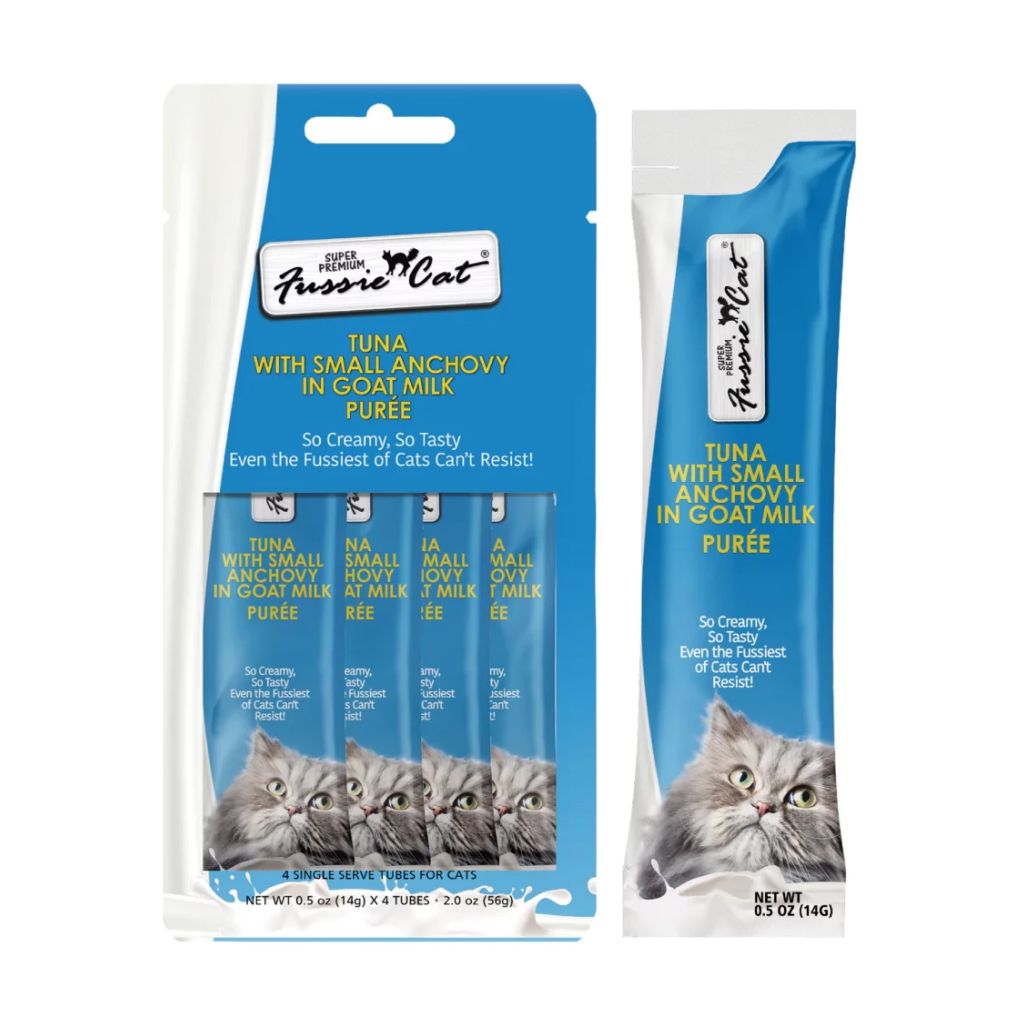 Fussie Cat  Tuna w/ Anchovie Puree 4 pak