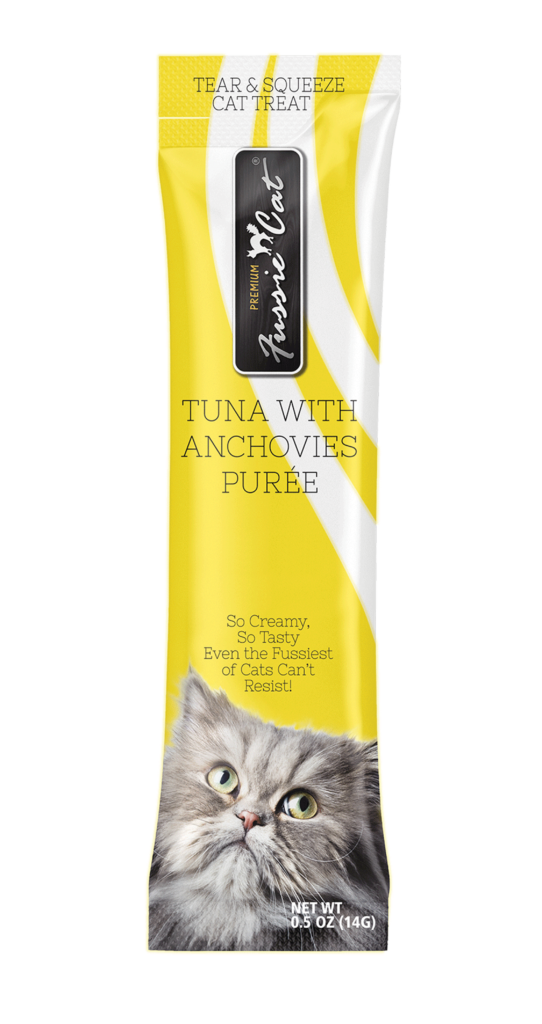 Fussie Cat  Tuna w/ Anchovie Puree 4 pak