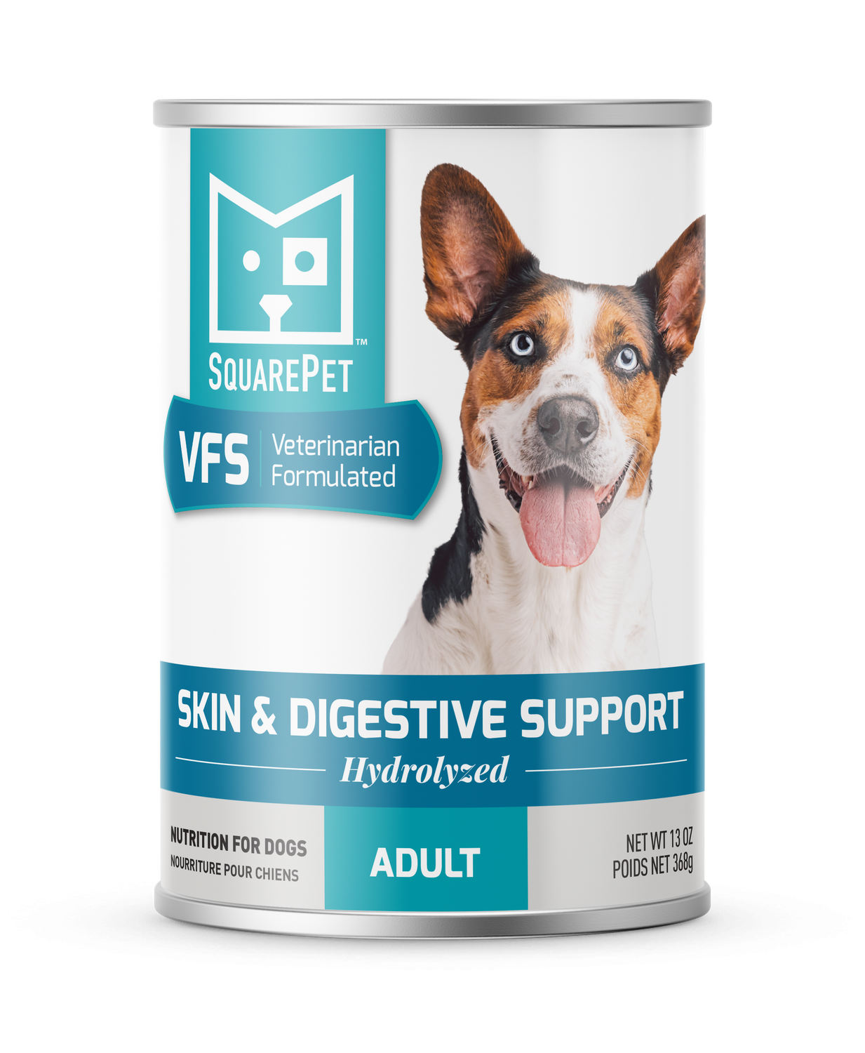Square Pet Skin/Digestion Dog Can 13 oz