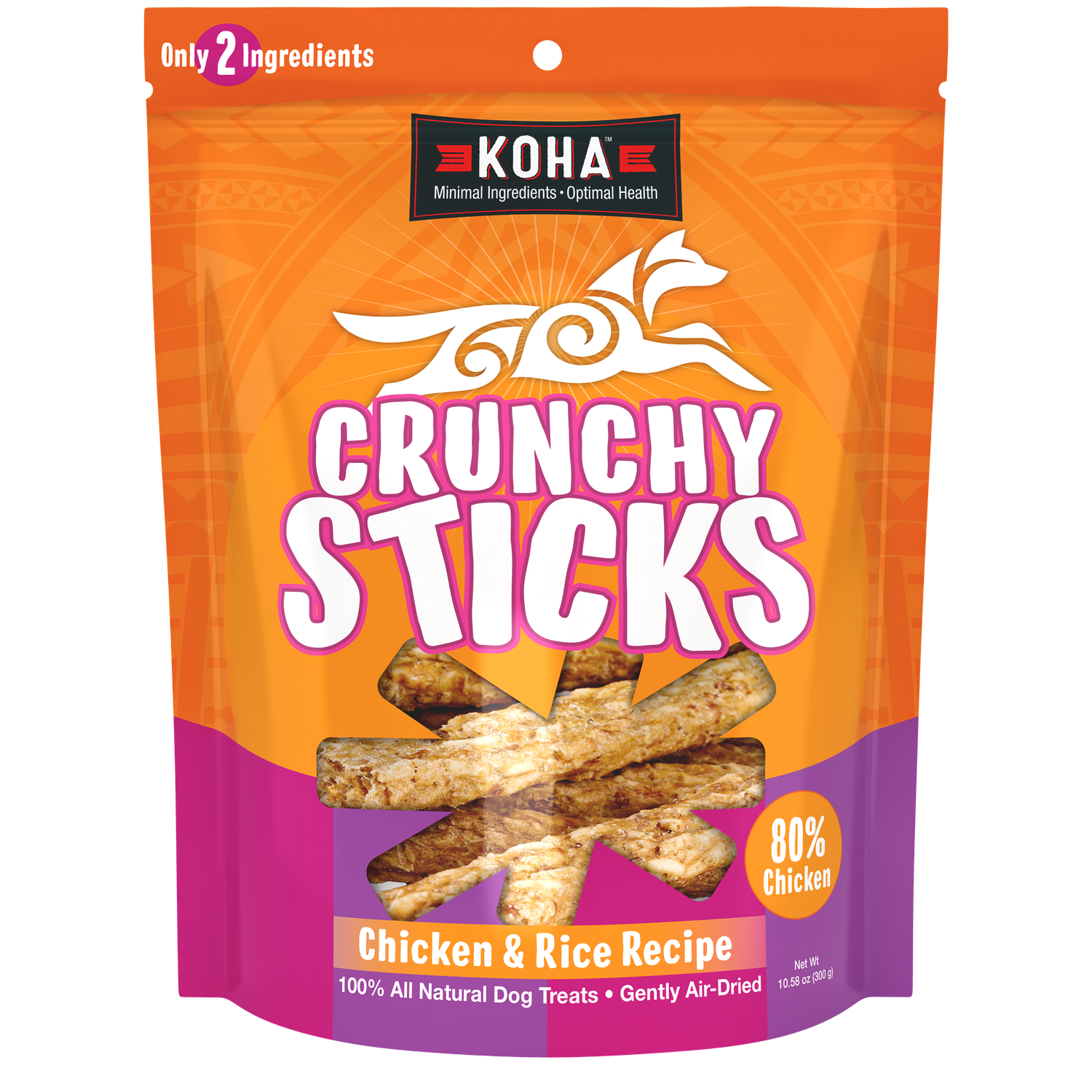 Koha Crunchy Sticks Chicken &amp; Rice 10.5 oz