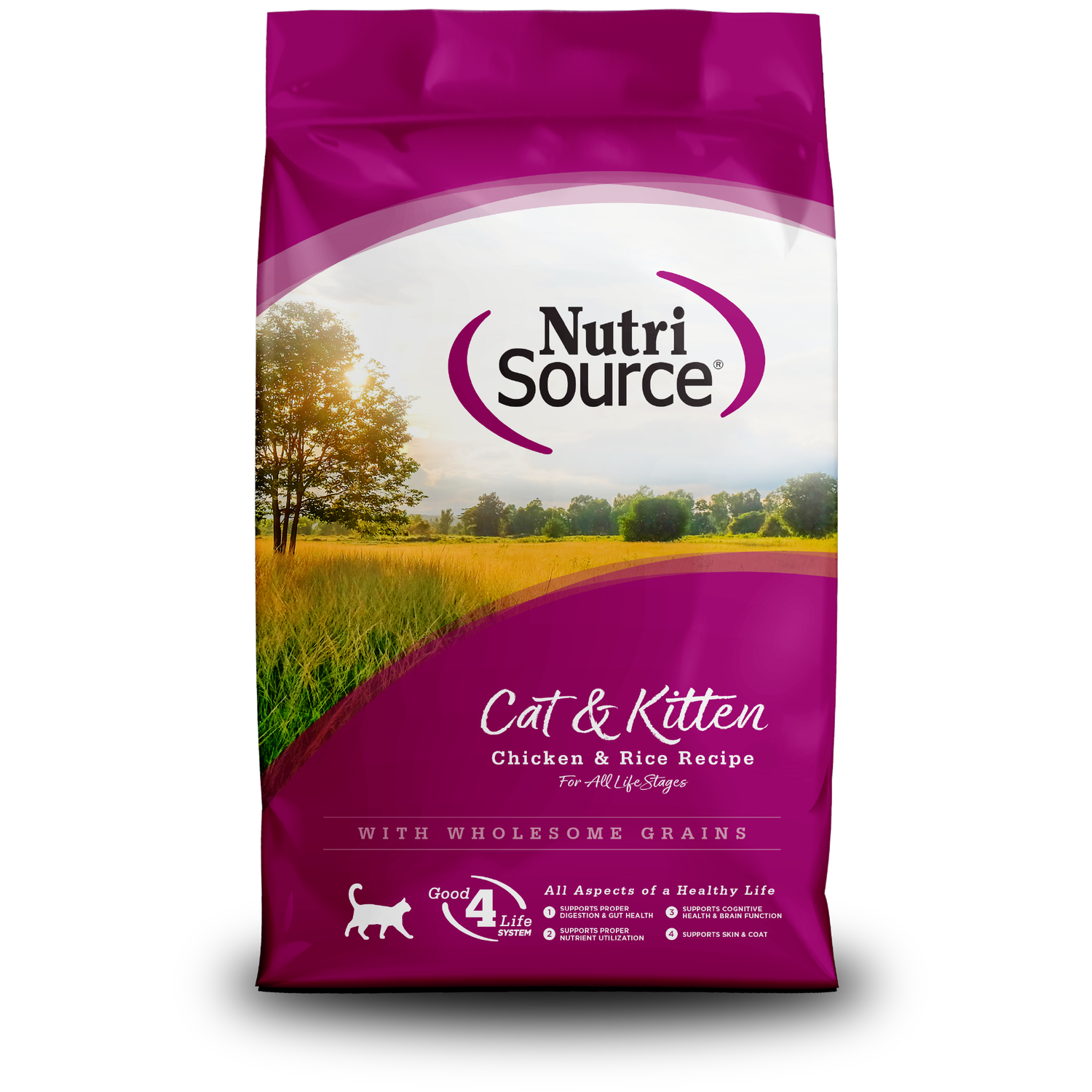 Nutrisource Cat/Kitten Chicken &amp; Rice 12lb