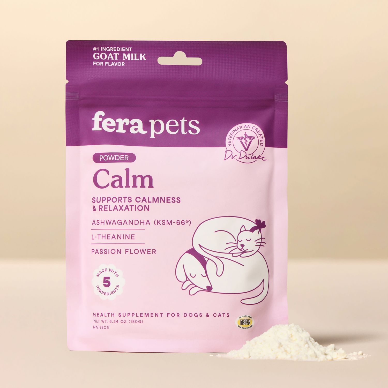 Fera Pets Goat Milk Topper Calm Dog/Cat 6.34 oz