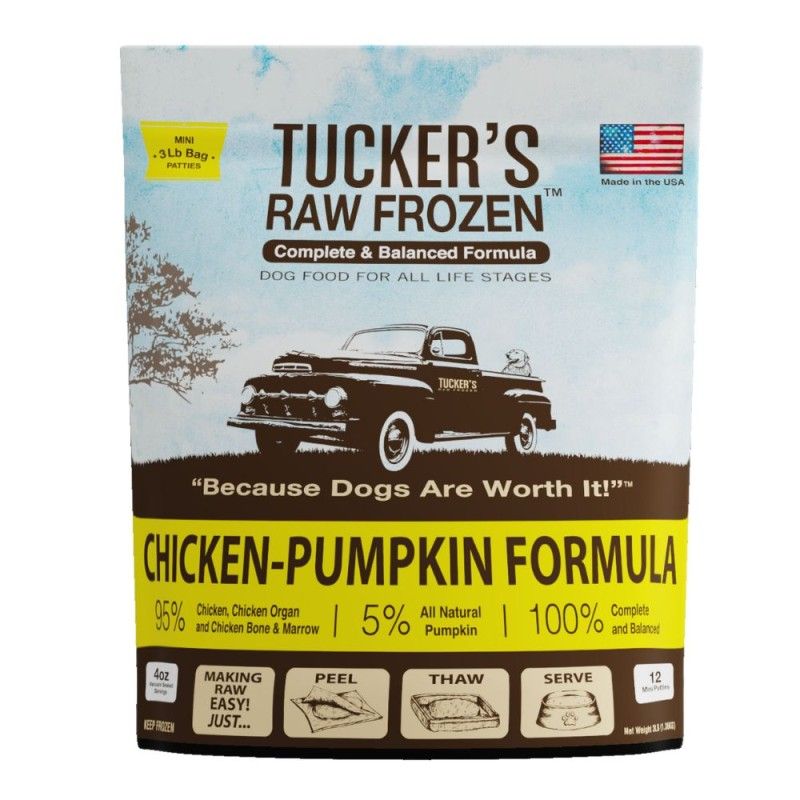 Tucker’s Frozen Raw Chicken &amp; Pumpkin 3 lb