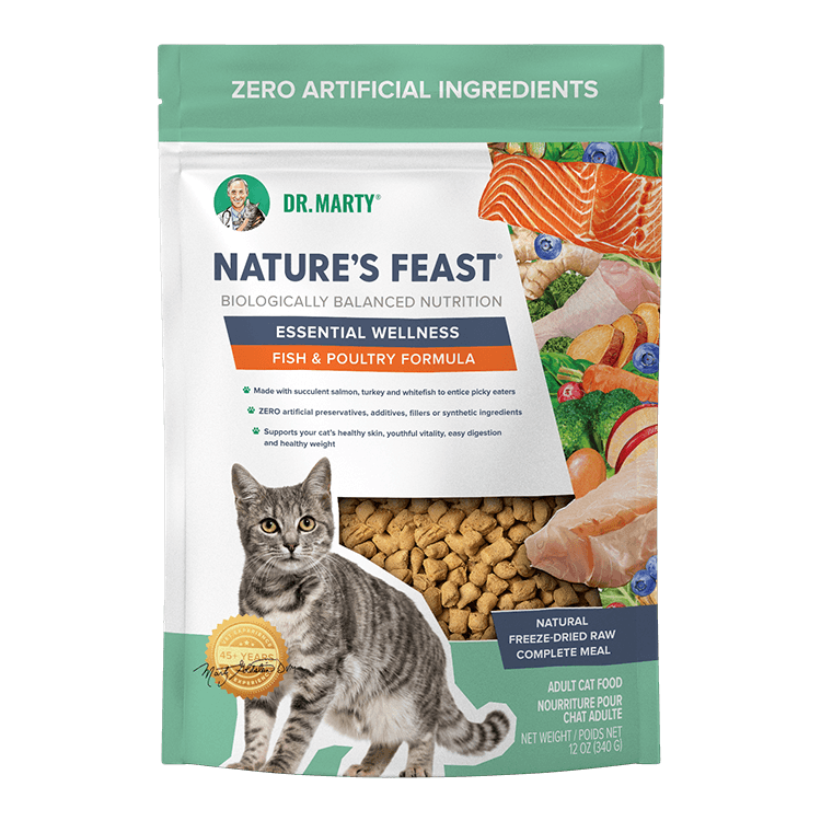 DM Nat. Feast Ess. Wellness Cat Fish &amp; Poultry 5.5 oz