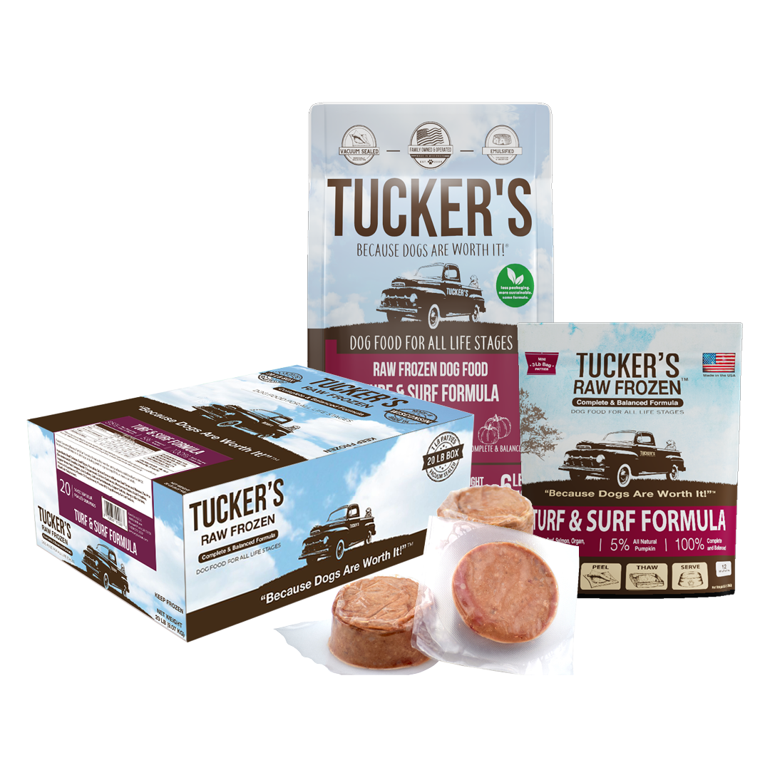 Tucker’s Frozen Raw Turf &amp; Surf 20 lb