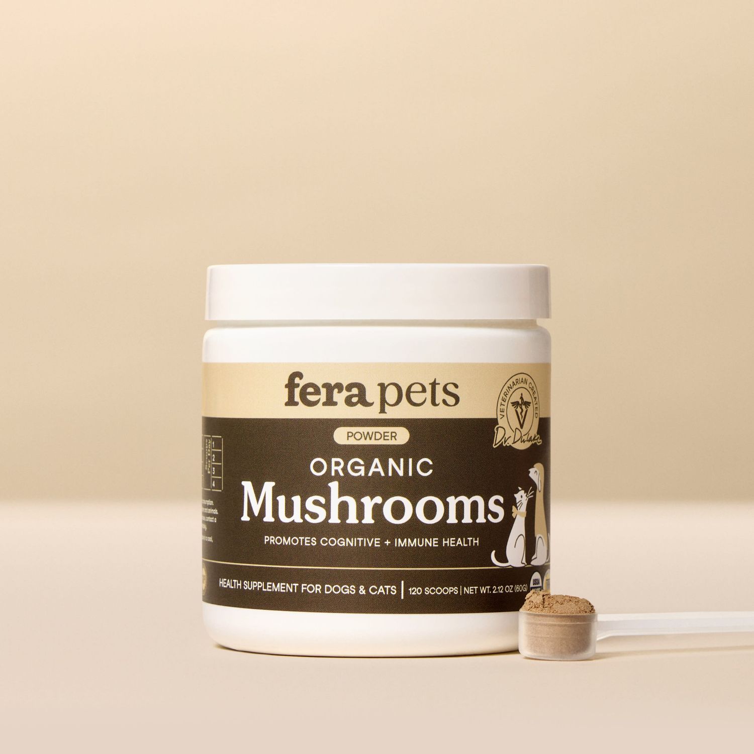 Fera Pets Org Mush Immune Support Dog/Cat 2.12 oz