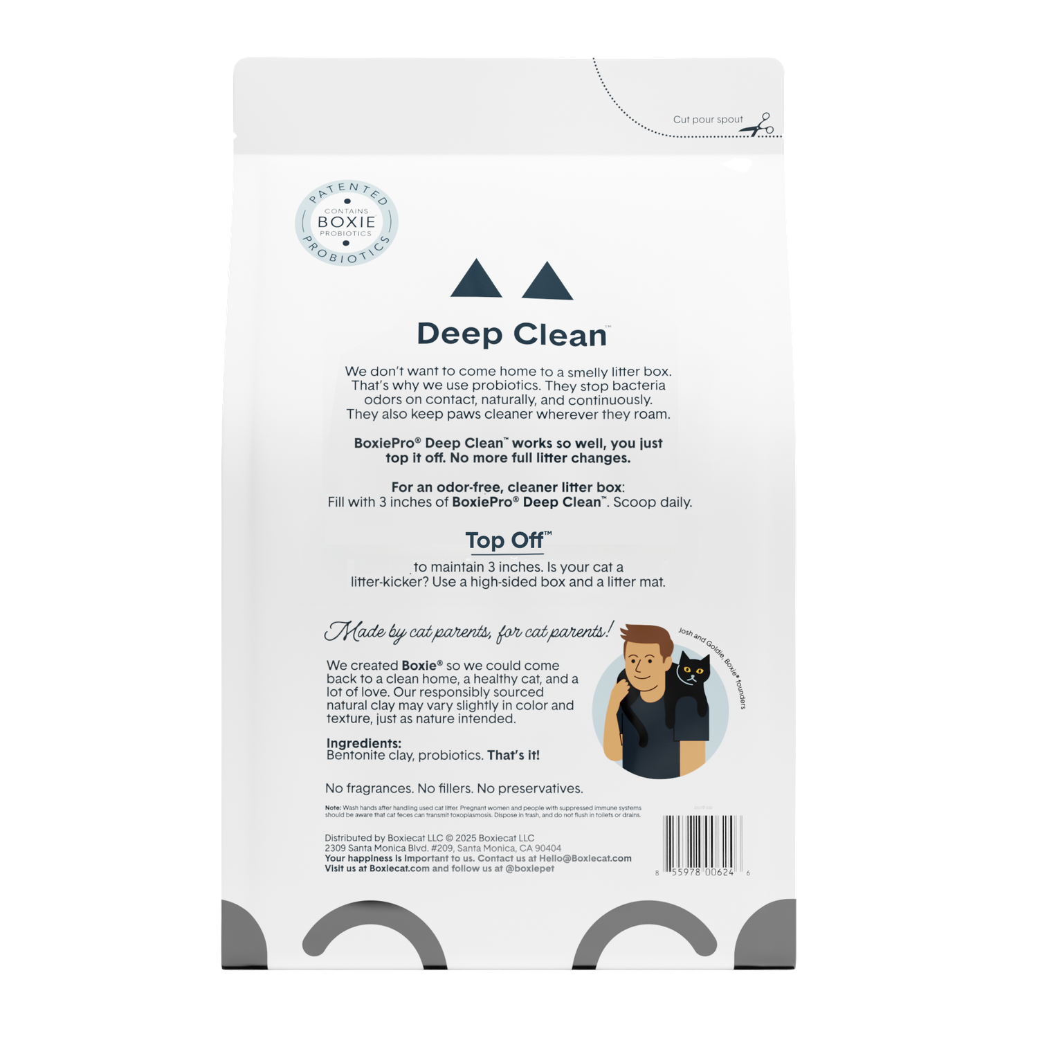 Boxie Cat Natural Scent Free Litter 40#