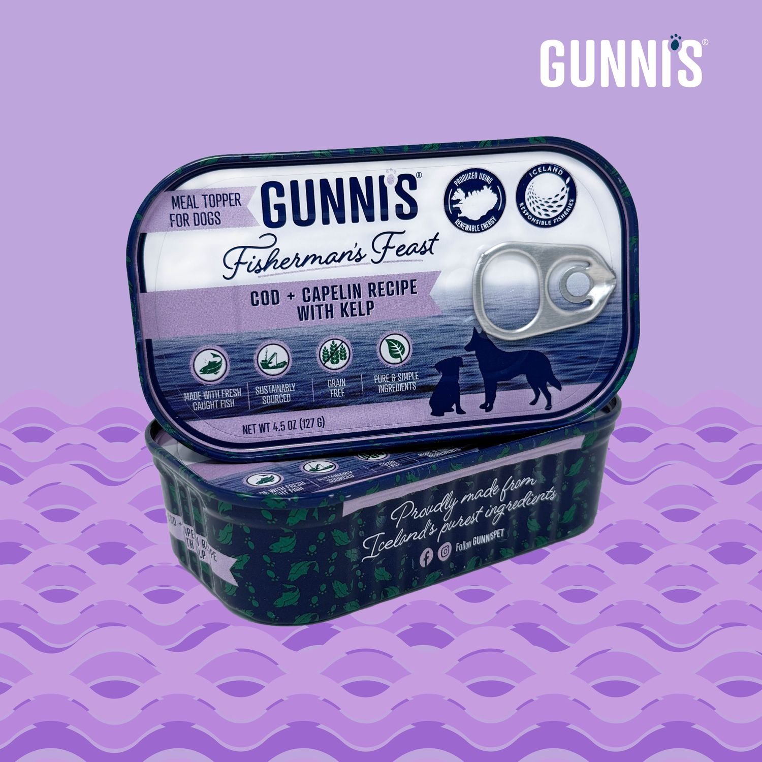 Gunni’s Dog Food Topper Cod/Capelin 4.5 oz