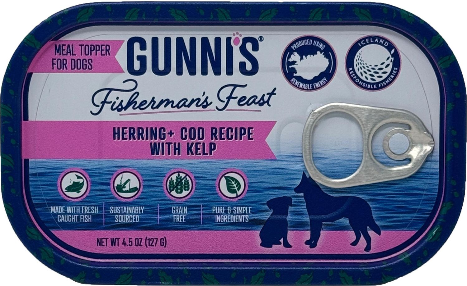 Gunni’s Dog Food Topper Herring/Cod 4.5 oz