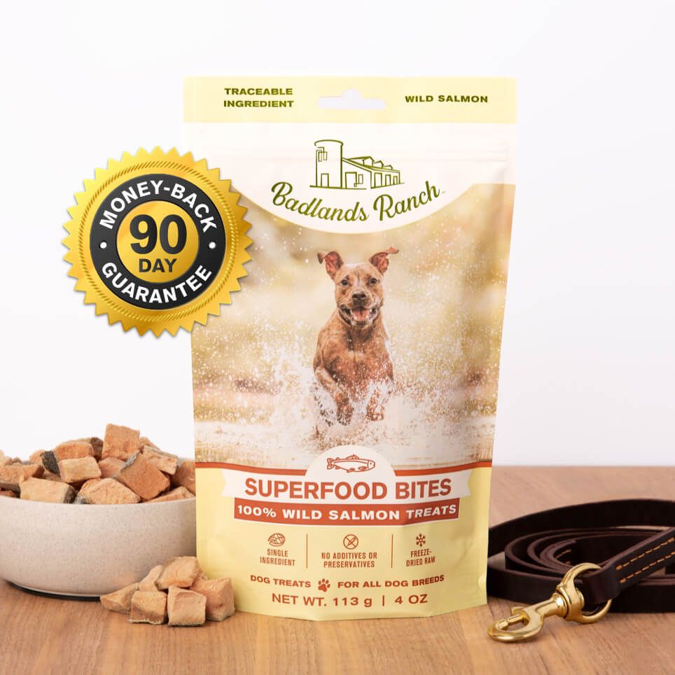 Badlands Ranch SF Bites Salmon Treat 4 oz