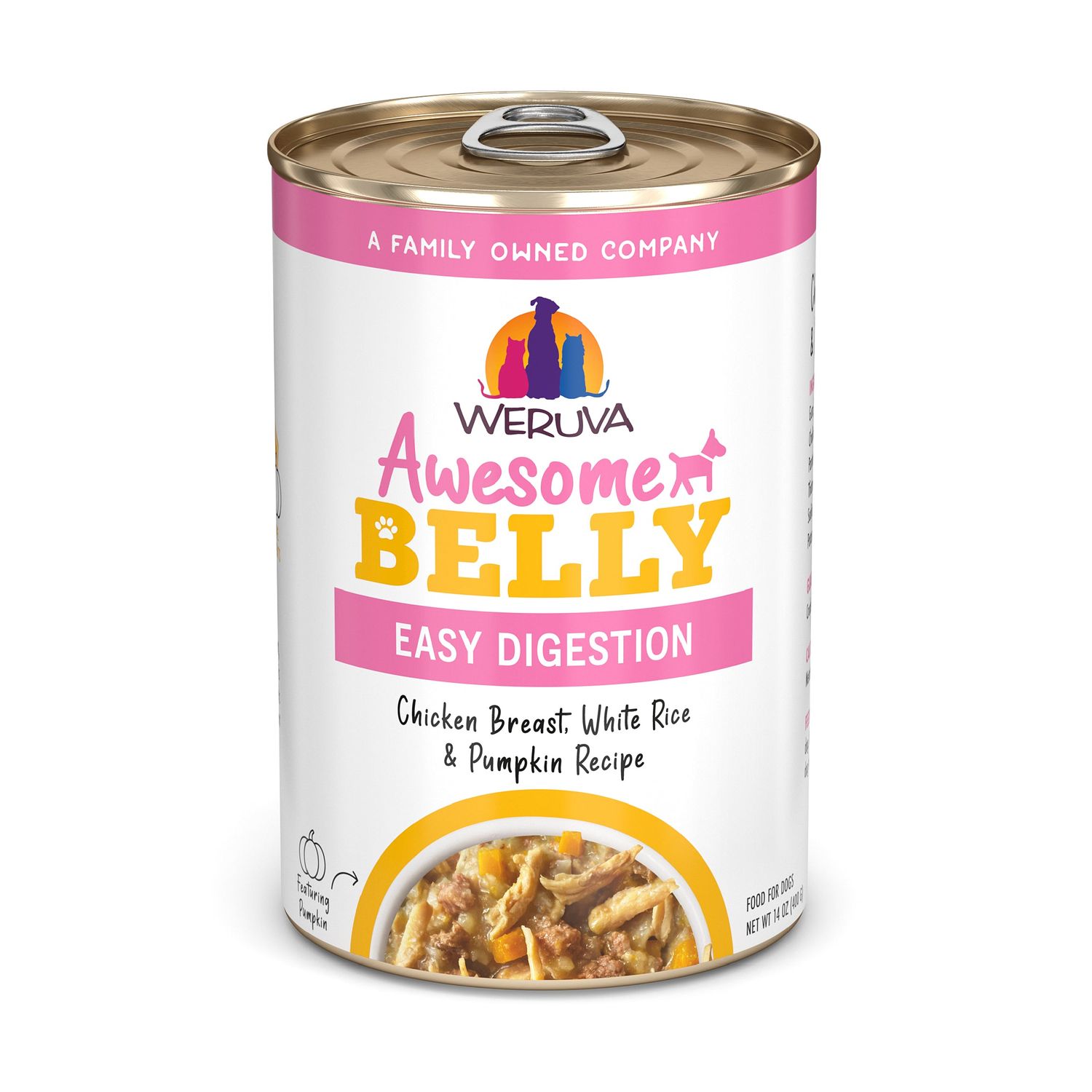 Weruva Awesome Belly Chicken &amp; Rice w Pumpkin 14oz