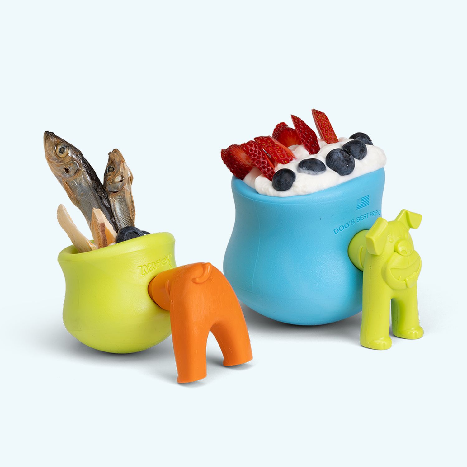 West Paw Toppl Stopper Tangerine