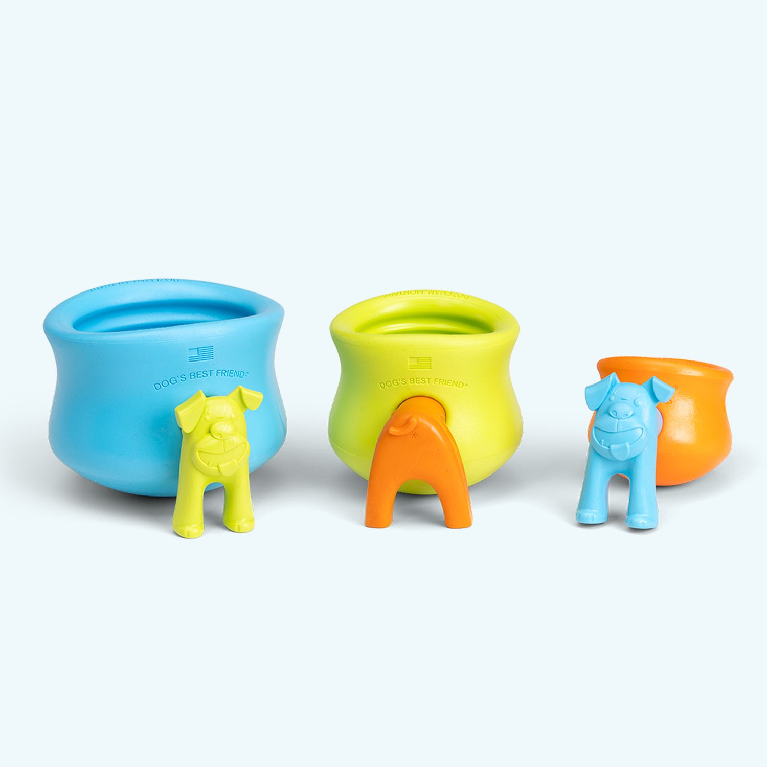 West Paw Toppl Stopper Tangerine