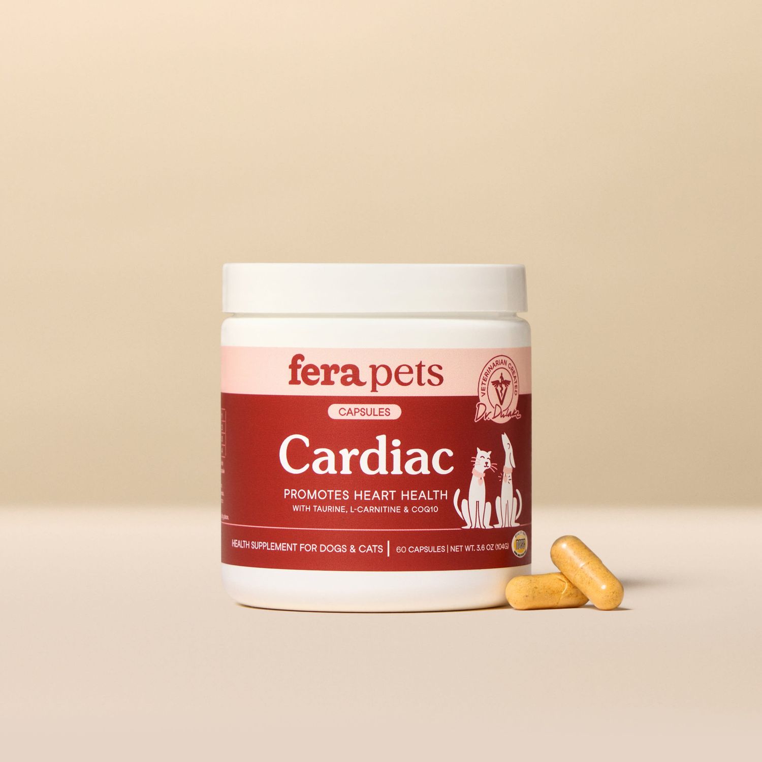 Fera Pets Cardiac Support Dog/Cat 120 ct