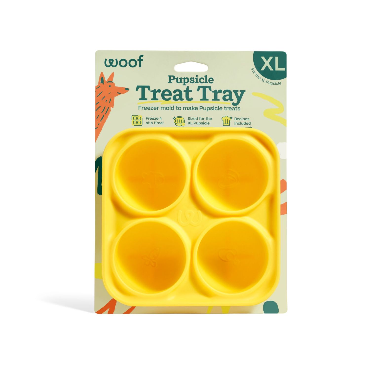 WOOF Pupsicle Treat Tray large