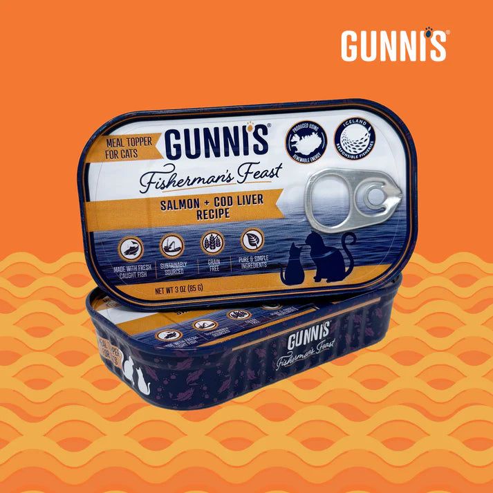 Gunni’s Cat Food Topper Salmon/Cod 3 oz