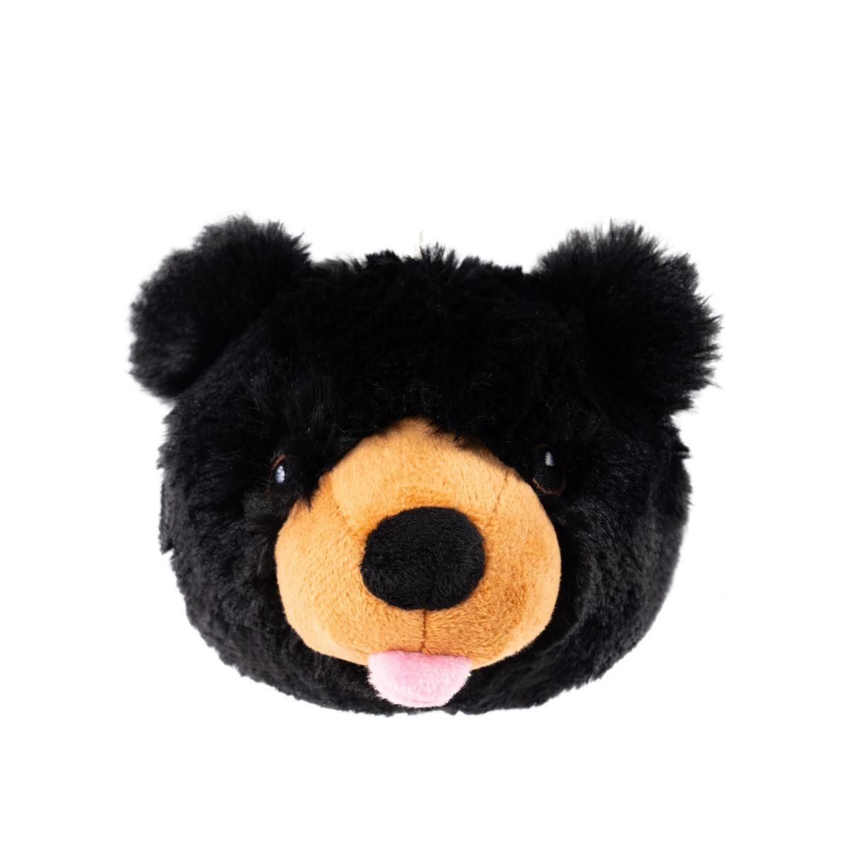 Tall Tails Black Bear Fetch Ball Head 2 in 1