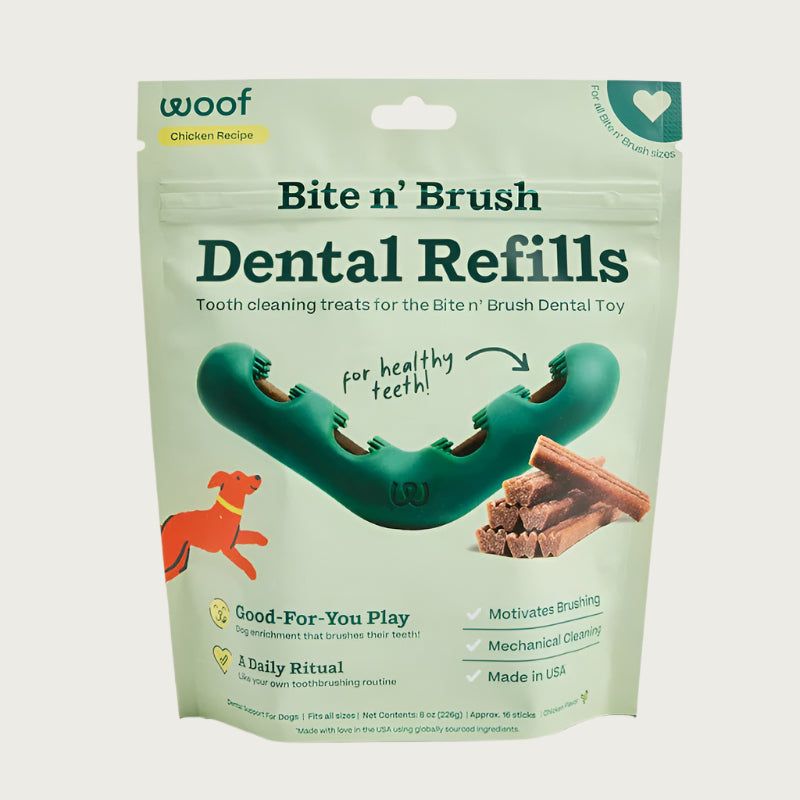 WOOF Bite N Brush Dental Refills Chicken