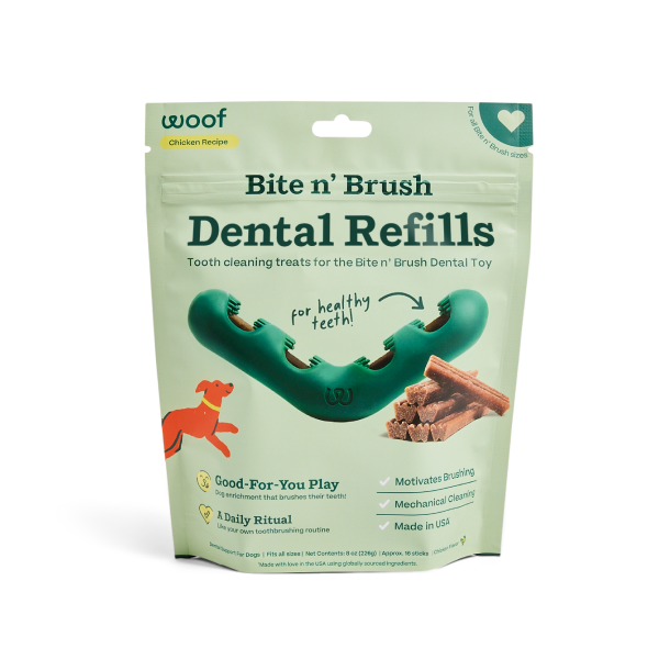 WOOF Bite N Brush Dental Refills Chicken