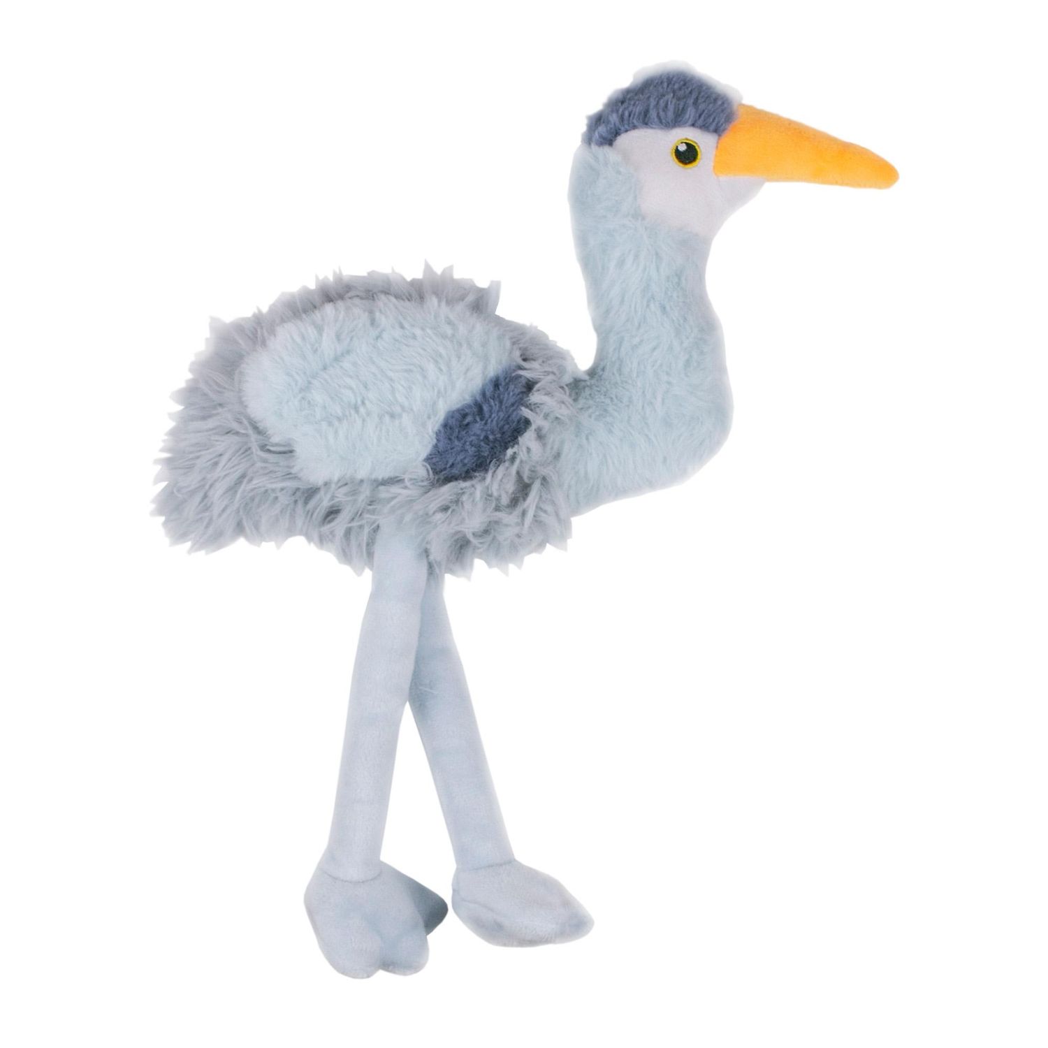 Tall Tails Plush Rope Body Heron w/Squeaker