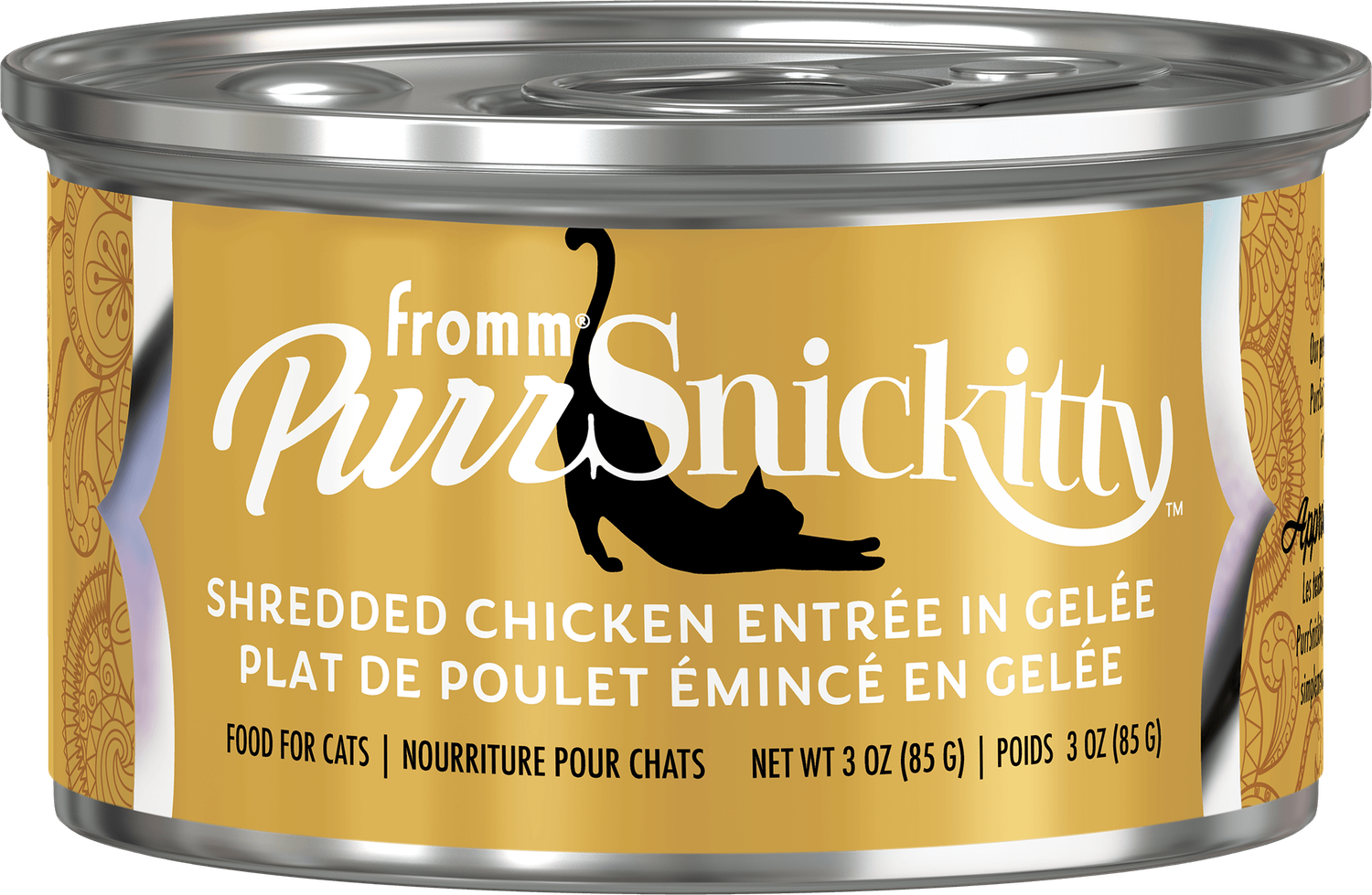 Fromm PurrSnickitty Cat Can Shredded Chicken In Gelee 3 oz