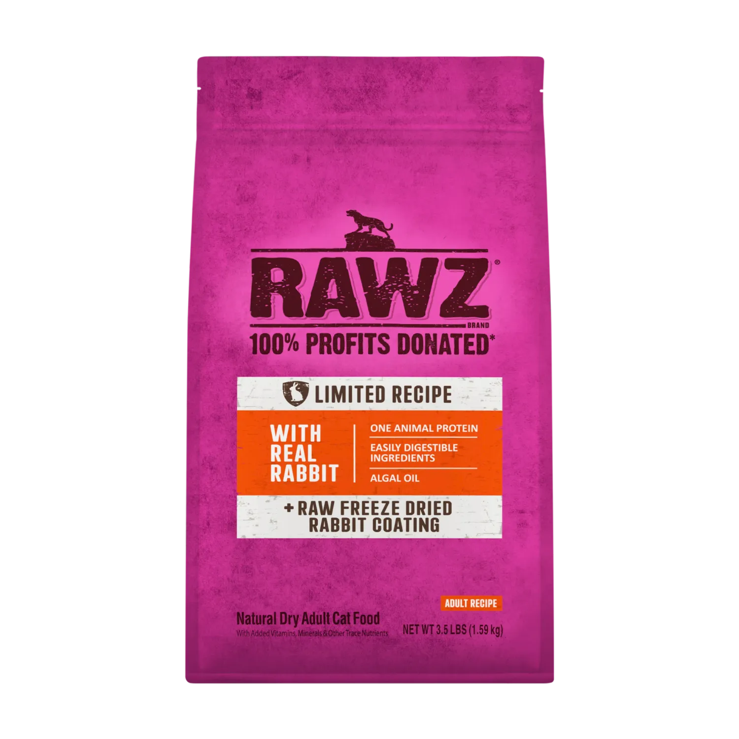 Rawz Cat Kibble LID Rabbit 3.5#
