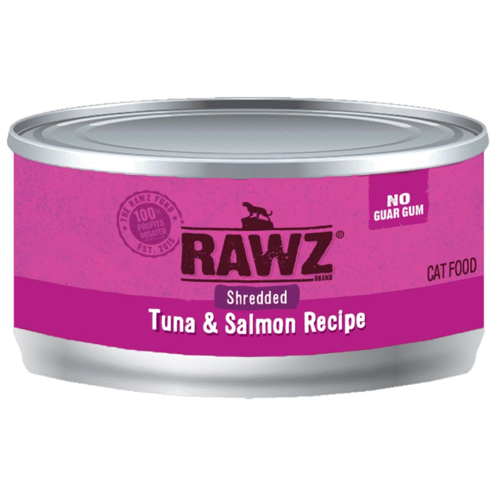Rawz Cat Can Shredded Tuna &amp; Salmon 3 oz