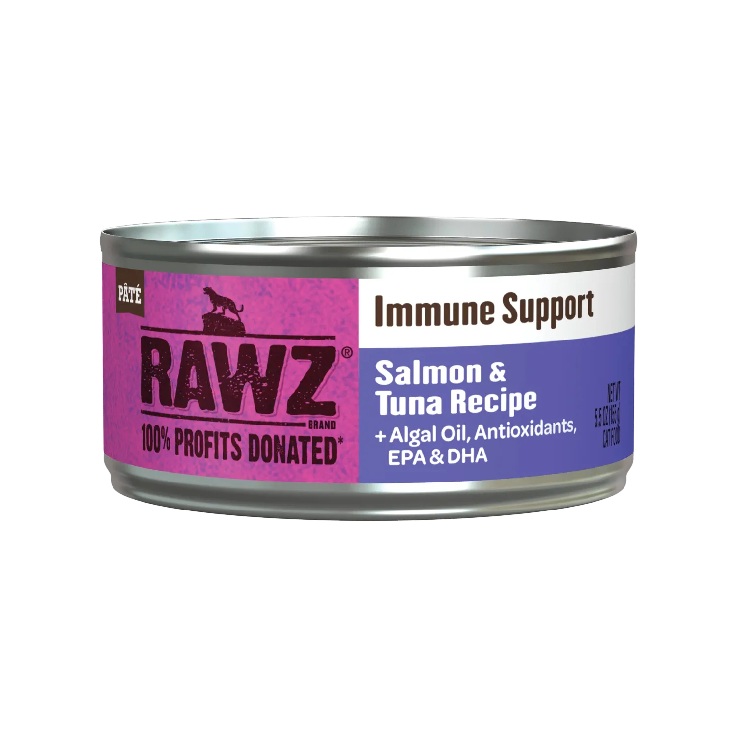 Rawz Cat Can Immune Salmon &amp; Tuna 5.5 oz