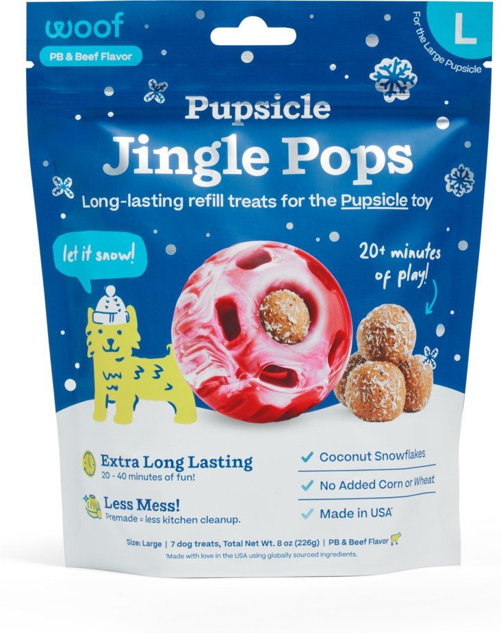 WOOF Refill Holiday Jingle Pops XL