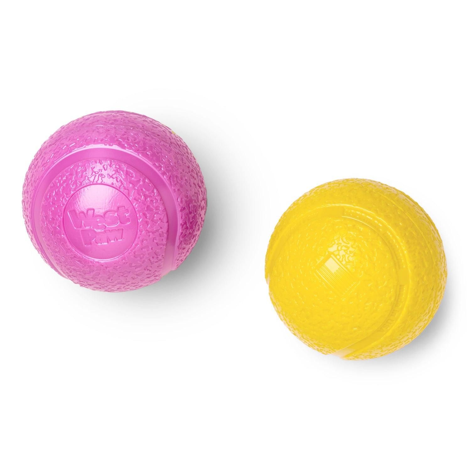 West Paw Boundr Small 2 pk Dandelion/Hot Pink