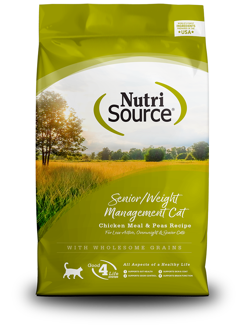 Nutrisource Cat Senior/Weight Mgmt. 12 lb
