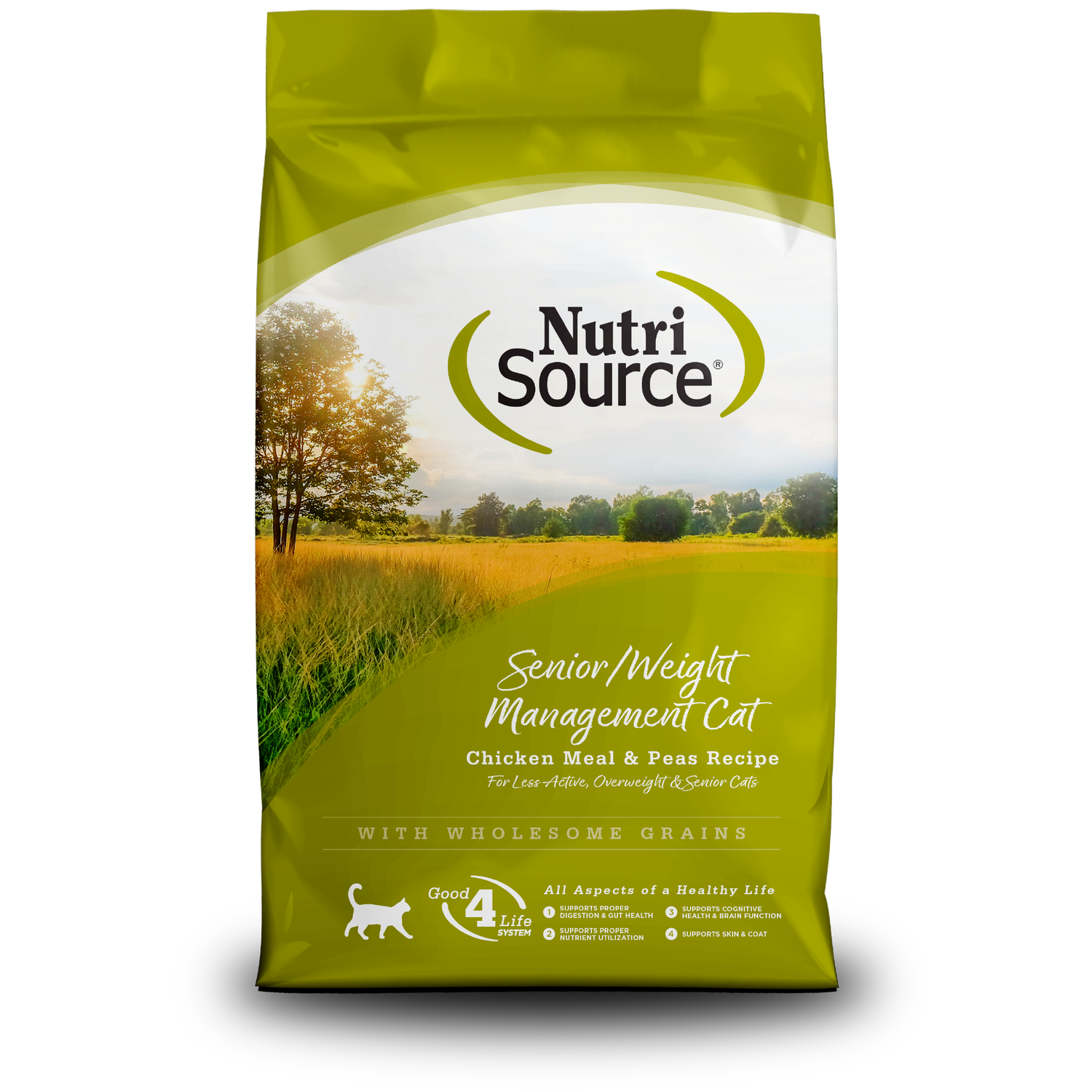 Nutrisource Cat Senior/Weight Mgmt. 12 lb