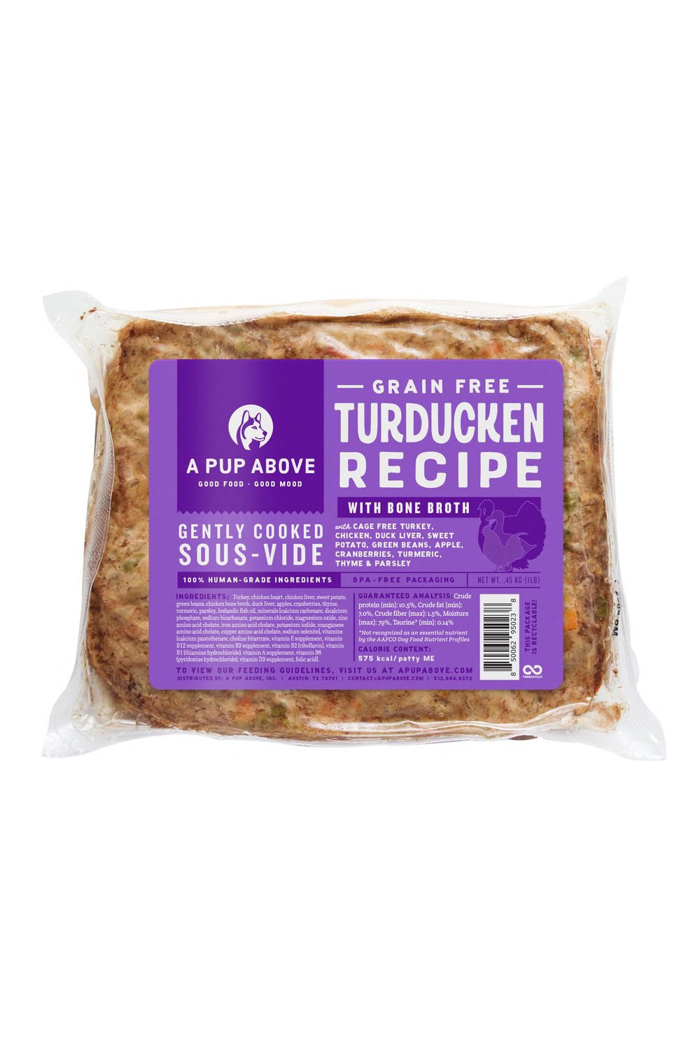 A Pup Above Turducken 1 lb patty