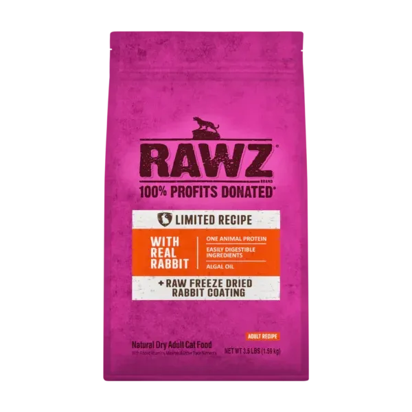 Rawz Cat Kibble LID Rabbit 1.75#