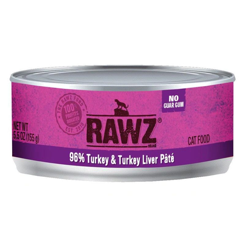 Rawz Cat Can Turkey &amp; Liver Pate 3 oz