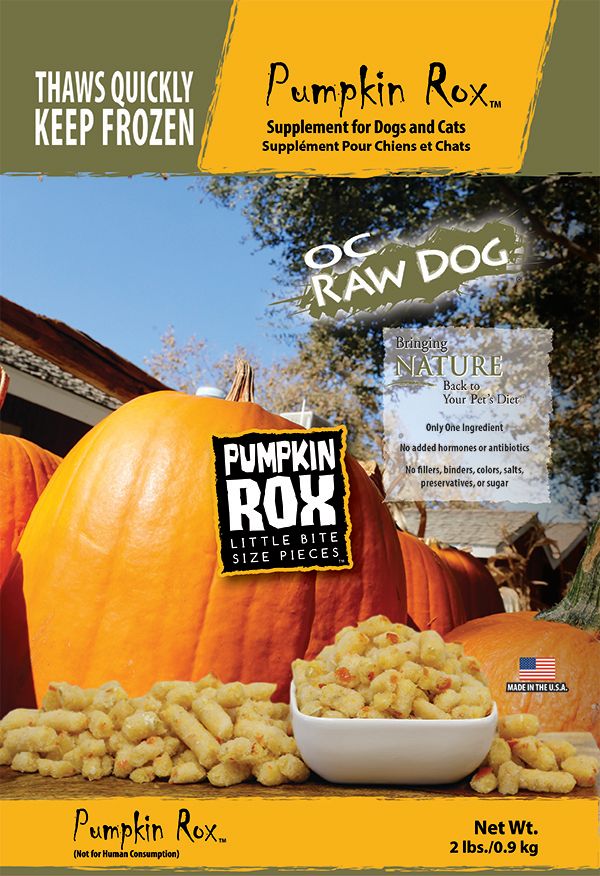 OC Raw Frozen Pumpkin Rox 2 lb