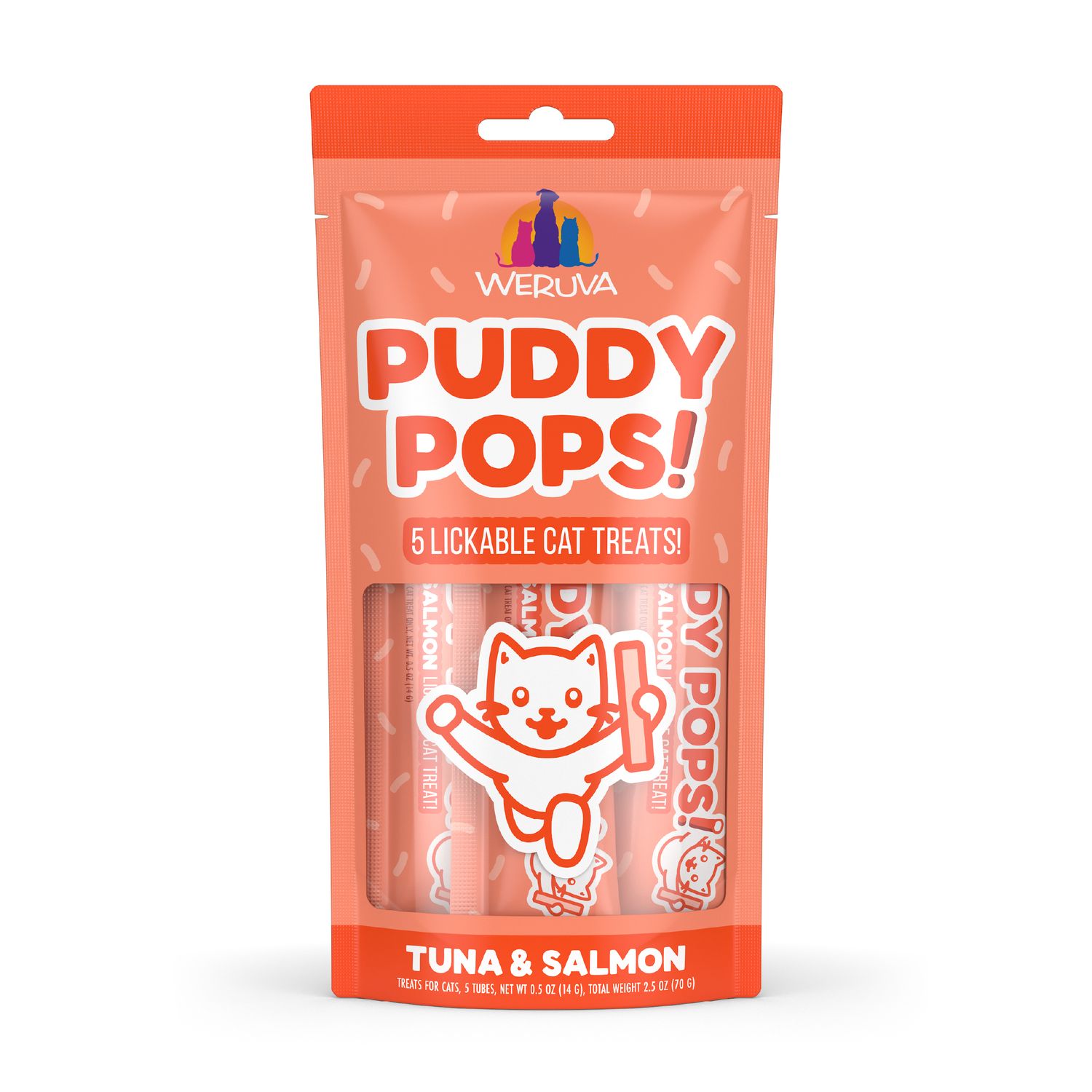 Weruva Puddy Pops Cat Treat Tuna &amp; Salmon