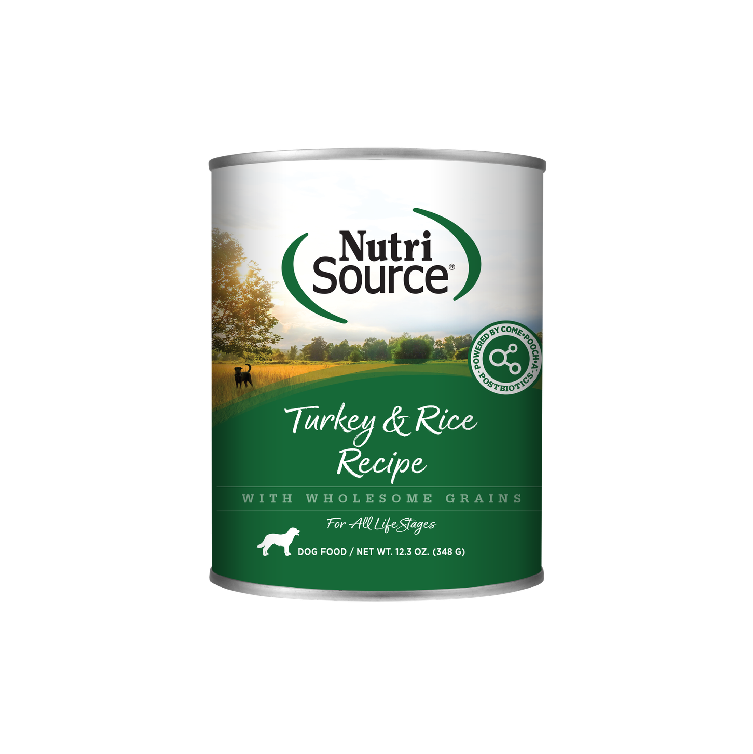 Nutrisource Dog Can 12.3 oz Turkey &amp; Rice (new)