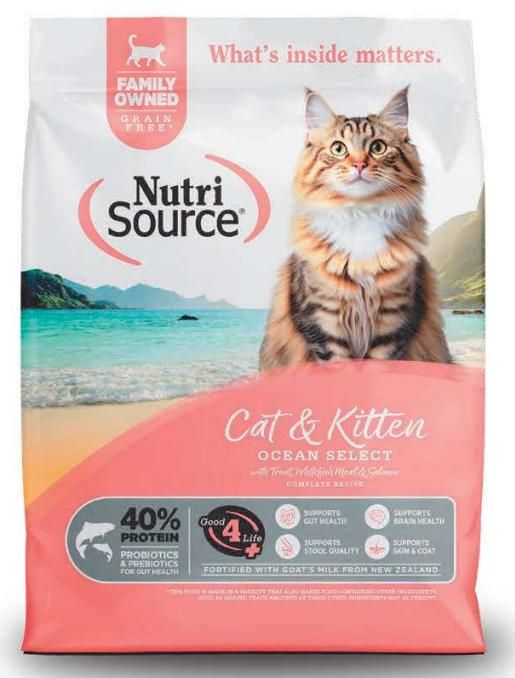 Nutrisource GF Kitten Ocean Select 12 lb