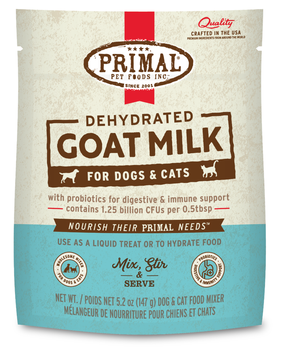 Primal Dehydrated Goat Milk 5.2 oz