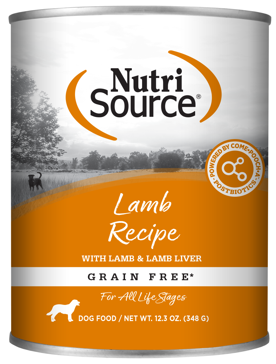 Nutrisource Dog Can GF Lamb 12.3 oz (new)